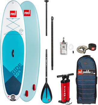 Red Paddle RIDE SET 10'6" x 32" x 4,7" SUP Board wei&szlig;-blau
