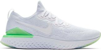Nike EPIC REACT FLYKNIT 2 Laufschuhe Herren white-white-lime blast