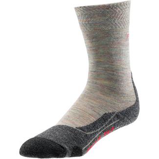 Falke TK2 Melange Wandersocken Damen moon mist
