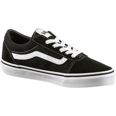 Rückansicht von Vans WARD Sneaker Kinder suede black-white