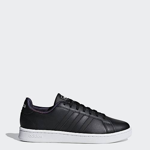 Adidas Grand Court Schuh Sneaker Damen Core Black Core Adidas Grand Court Schuh Sneaker Damen Core Black Core