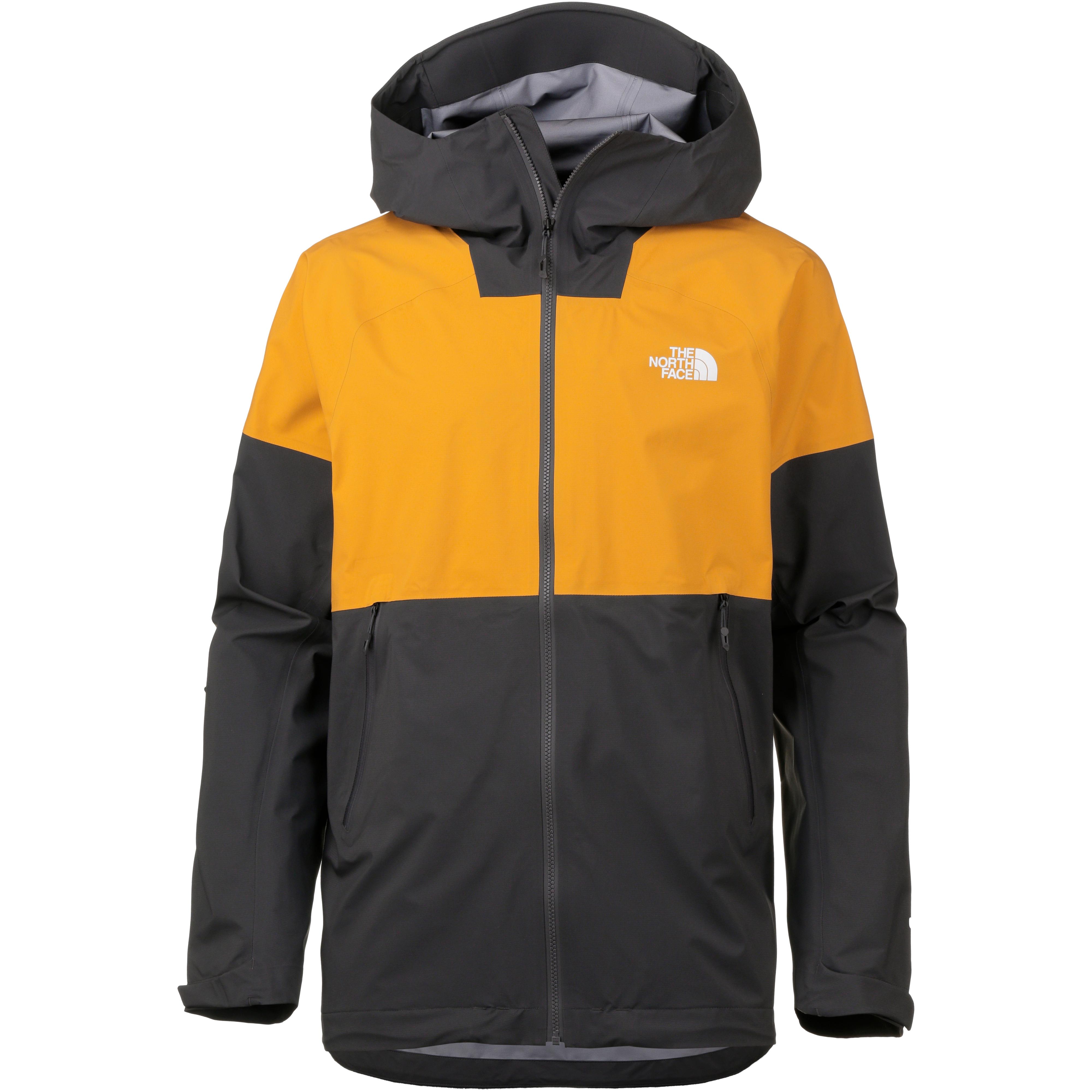 north face gore tex orange