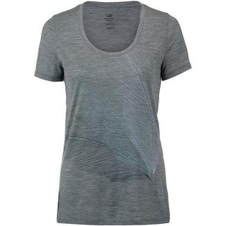 Icebreaker Merino Tech Lite Funktionsshirt Damen gritstone hthr