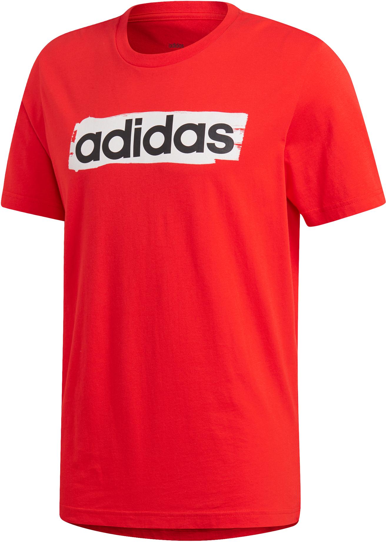 rotes adidas t shirt herren