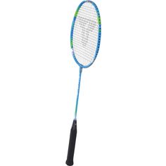 Rückansicht von Talbot-Torro Fighter Plus Badmintonschläger blau-grün