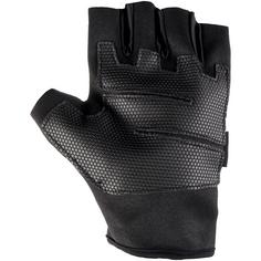 Rückansicht von adidas Performance Fingerlose Handschuhe schwarz