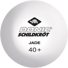 Rückansicht von Donic-Schildkröt Jade Poly 40+ 6er Tischtennisball weiß