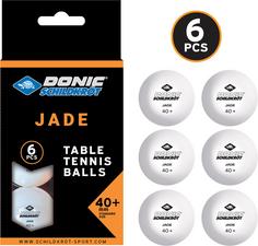 Donic-Schildkröt Jade Poly 40+ 6er Tischtennisball weiß