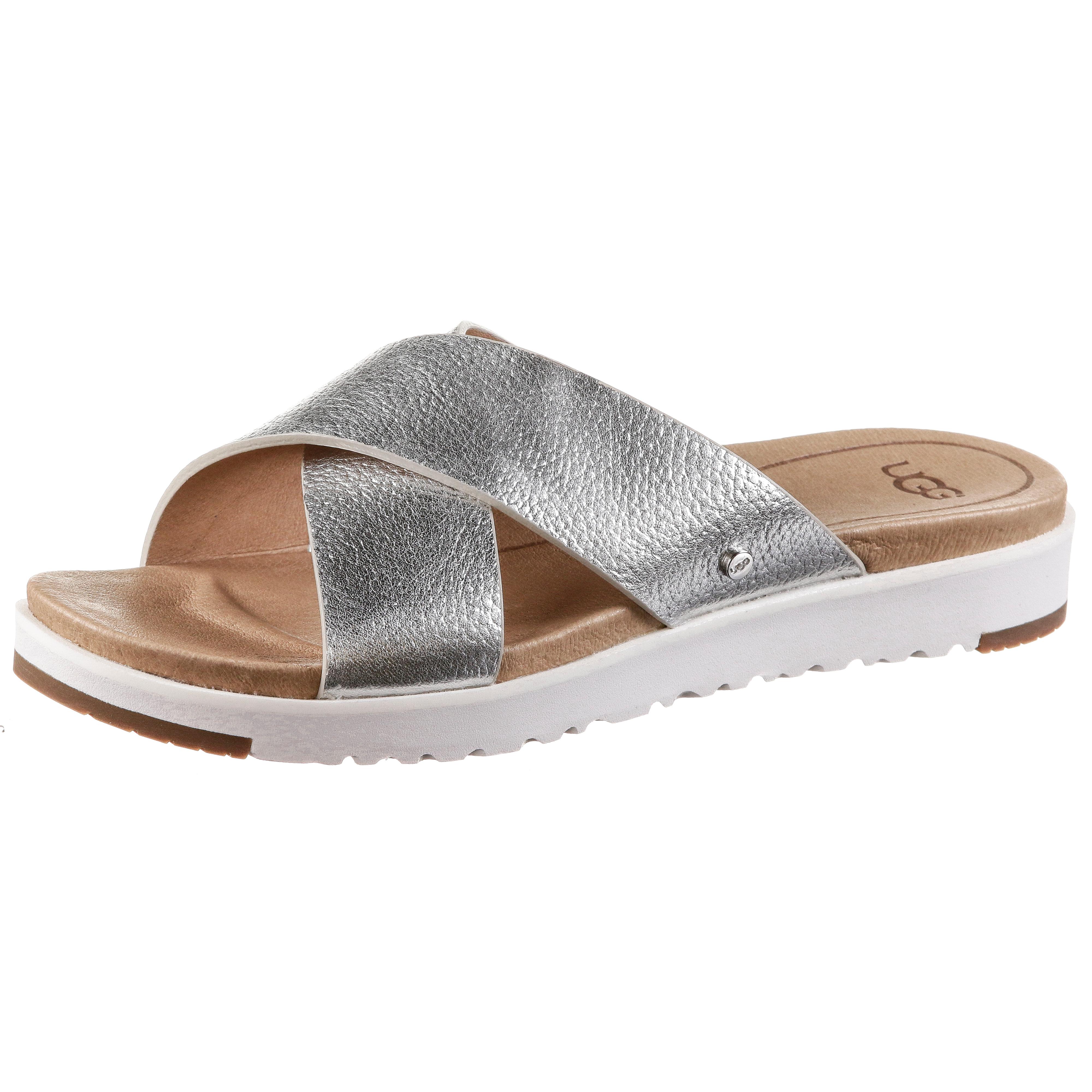 Ugg Kari Sandalen Damen Silver Im Online Shop Von Sportscheck Kaufen