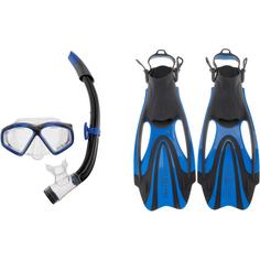 AQUA LUNG Hawkeye Schnorchelset blue-dark grey