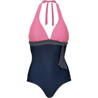 S.OLIVER Badeanzug Damen marine-rot