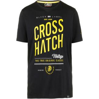Crosshatch Fresan T-Shirt Herren black