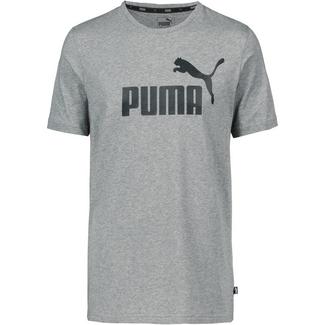 PUMA ESS Logo T-Shirt Herren medium gray-heather