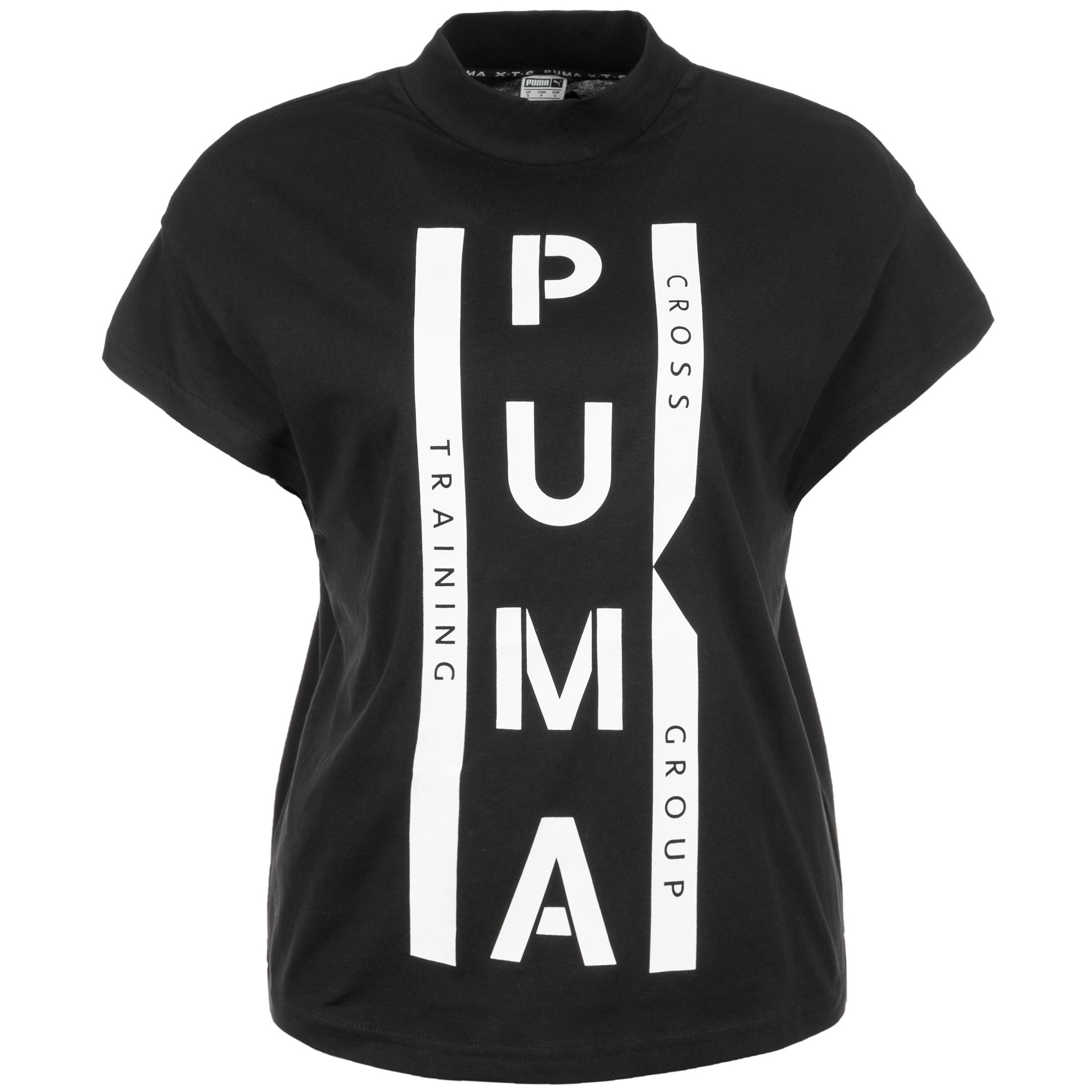 puma t shirt damen schwarz weiß