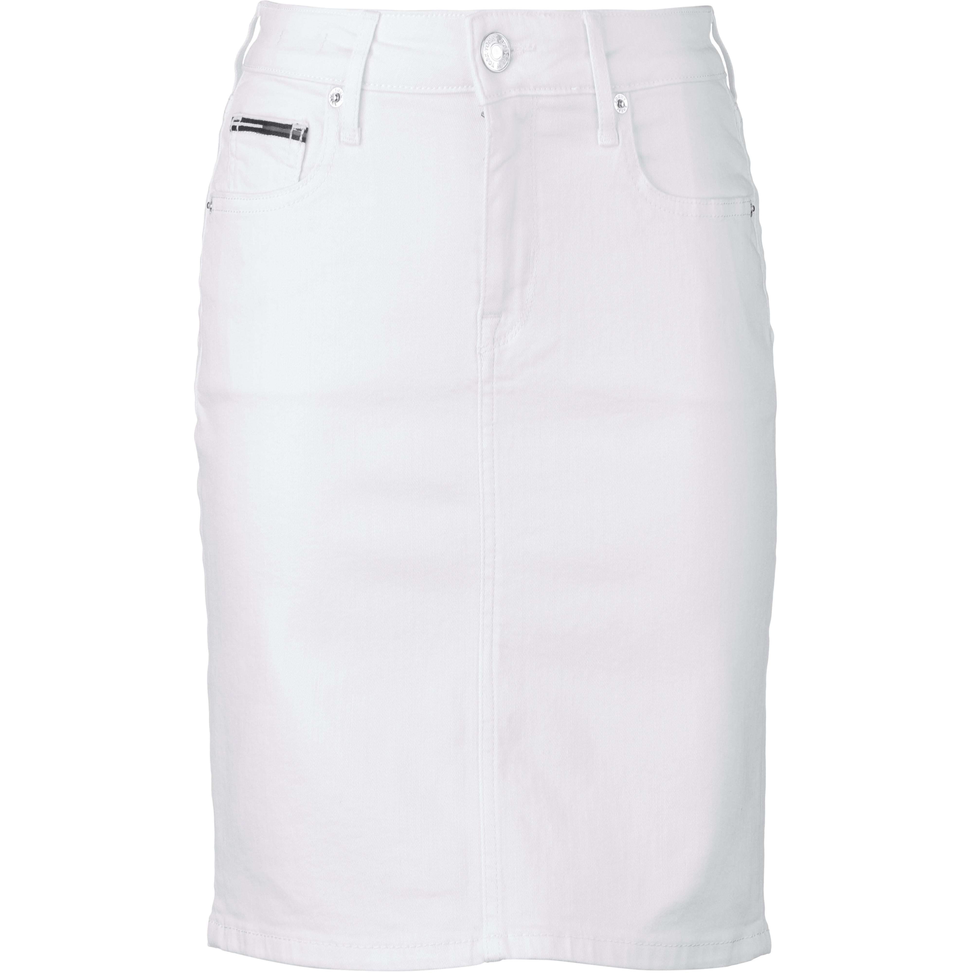 Tommy Hilfiger Jeansrock Damen Snow White Stretch Im Online Shop Von Sportscheck Kaufen