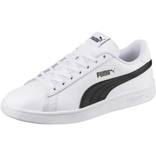 PUMA Smash Sneaker Herren puma white-puma black