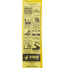 Rückansicht von GIBBON classicline XL Treewear Slackline yellow