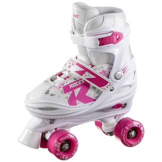 ROCES Quaddy Girl 2.0 Rollschuhe Kinder white-pink