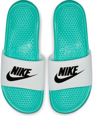 Nike Benassi JDI Badelatschen Herren hyper jade-black-white