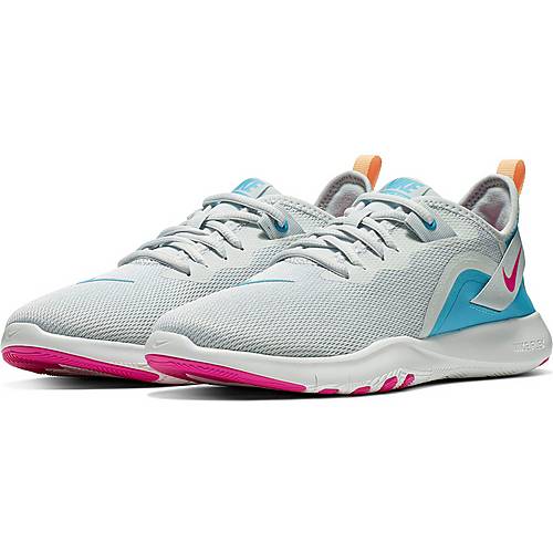 Nike Flex Trainer 9 Fitnessschuhe Damen pure platinum laser fuchsia white blue im Online Shop von SportScheck kaufen Nike Flex Trainer 9 Fitnessschuhe Damen pure platinum laser fuchsia white blue im Online Shop von SportScheck kaufen