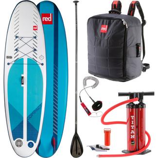 Red Paddle COMPACT SET 9'6" x 32" x 4,7" SUP Board wei&szlig;-dunkelblau