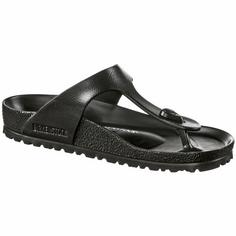 Rückansicht von Birkenstock Gizeh Eva Zehentrenner black