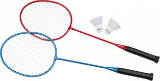 Sunflex CHALLENGE Badminton Set blau/rot