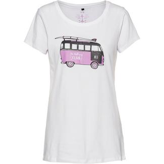WLD Join The Club T-Shirt Damen white-bus rose
