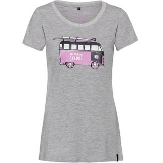 WLD Join The Club T-Shirt Damen grey melange-bus rose