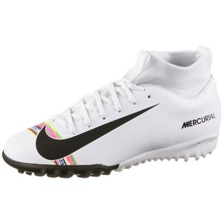 Nike JR MERCURIAL SPEFLY 6 ACADEMY GS CR7 TF Fu&szlig;ballschuhe Kinder white-black-pure platinum