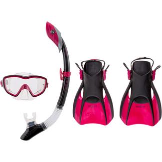 AQUA LUNG Set Bonita Schnorchelset dark pink-black