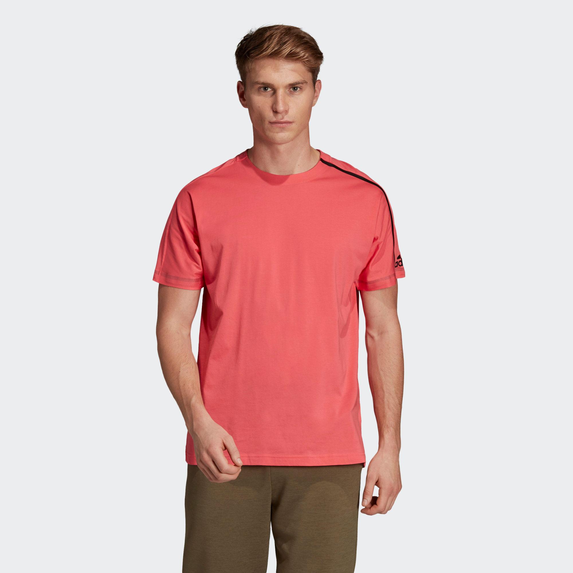 adidas t shirt rosa herren