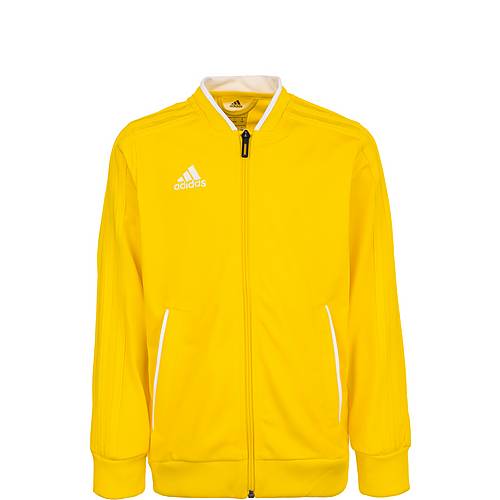 Adidas CONDIVO 18 TRAINING TOP Pullover gelb weiß Kinder Adidas CONDIVO 18 TRAINING TOP Pullover gelb weiß Kinder