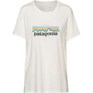 Patagonia P-6 Logo Organic T-Shirt Damen white