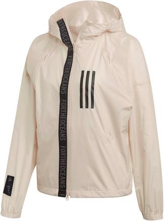 adidas WND Parley Kapuzenjacke Damen linen