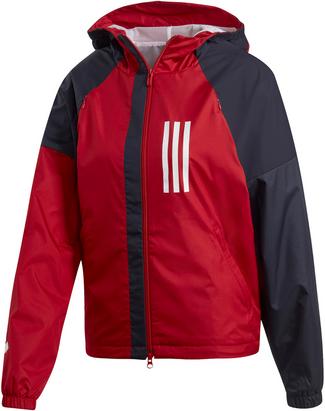 adidas WND Kapuzenjacke Damen active maroon