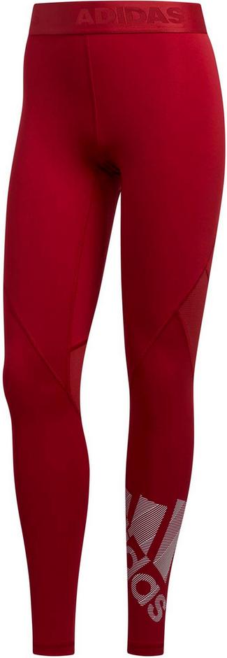 adidas Alphaskin Badge of Sport Tights Damen active maroon
