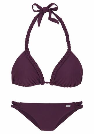 Buffalo Bikini Set Damen bordeaux