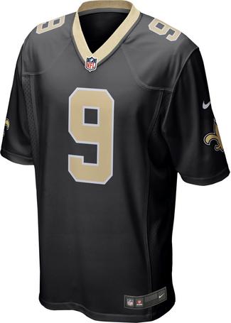Nike Drew Brees New Orleans Saints American Football Trikot Herren black-team gold