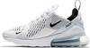 Nike Air Max 270 Sneaker Damen - white-black-white