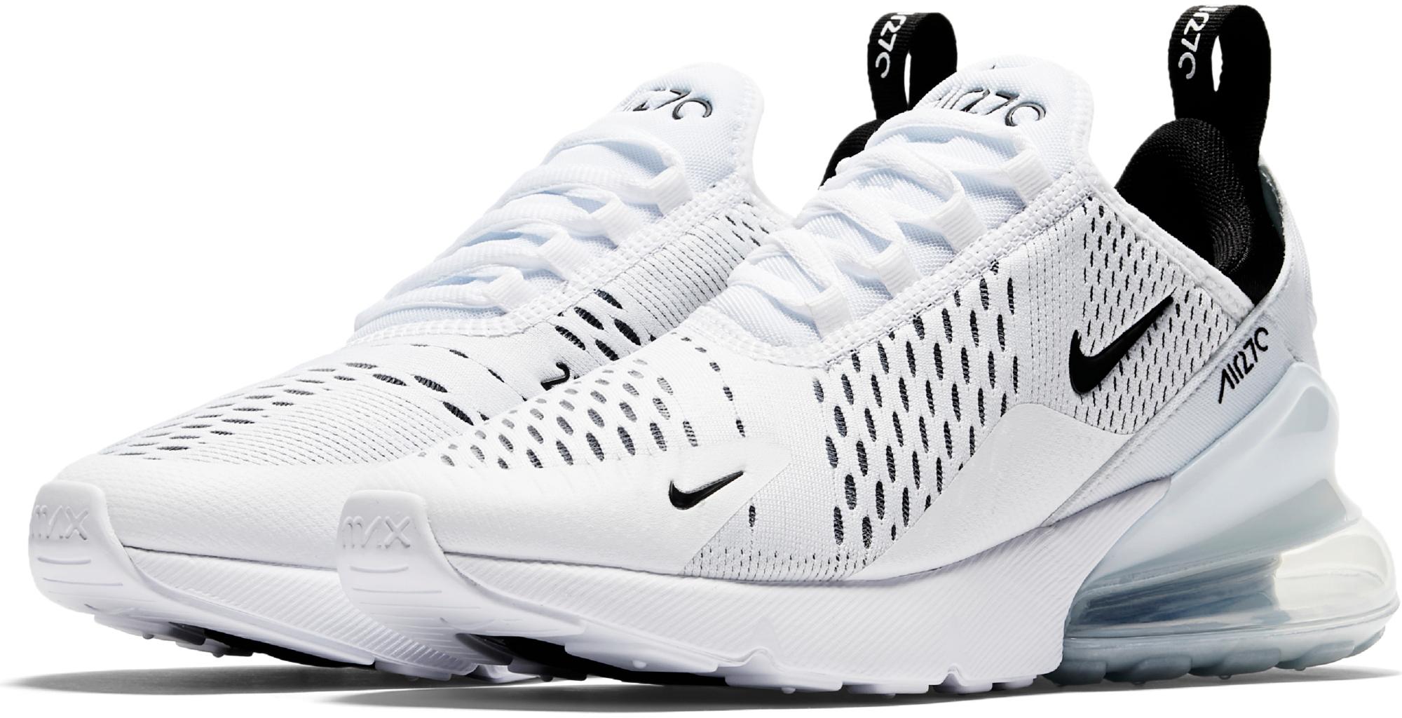 nike white and black 270