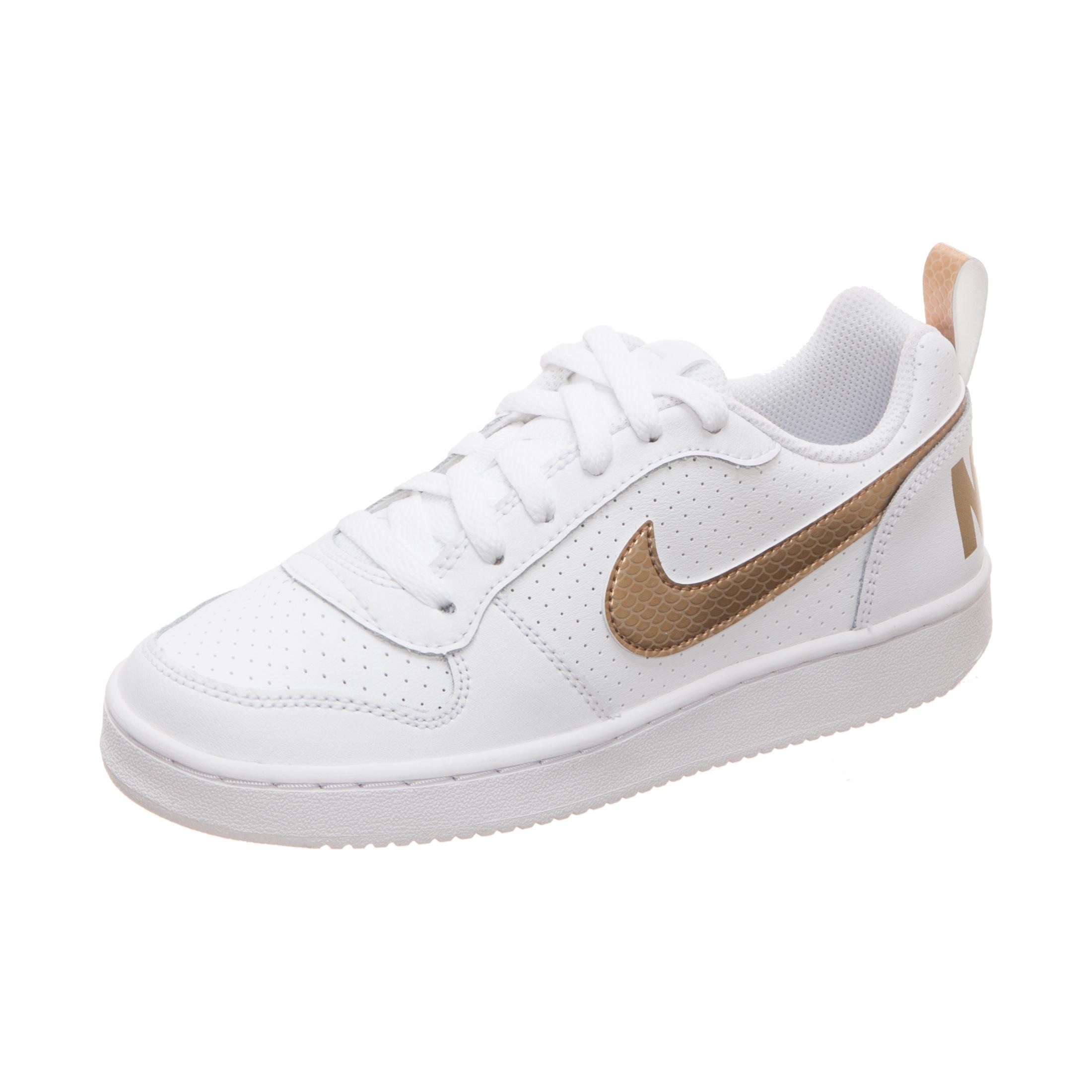 nike court borough low gold