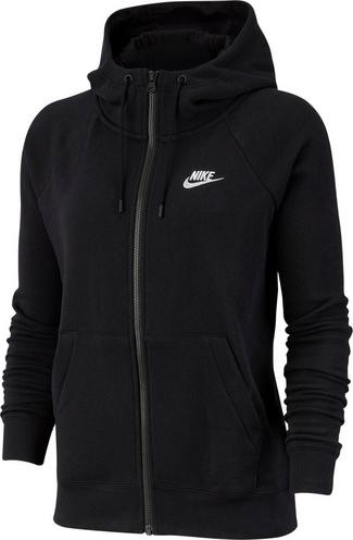Nike Essential Sweatjacke Damen black-white