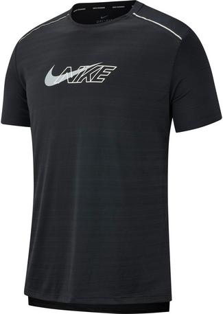 Nike Dryfit Miler Flash Funktionsshirt Herren black-reflective silv