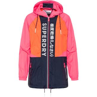 Superdry Windbreaker Damen pink-orange-navy