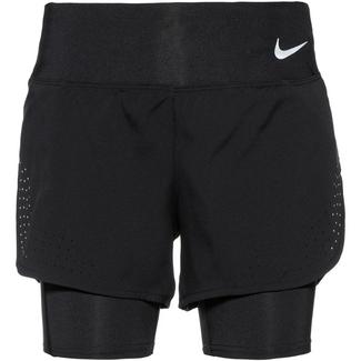 Nike Eclipse Funktionsshorts Damen black-reflective silver