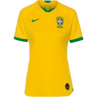 Nike Brasilien 2019 Heim Fu&szlig;balltrikot Damen midwest gold-lucky green