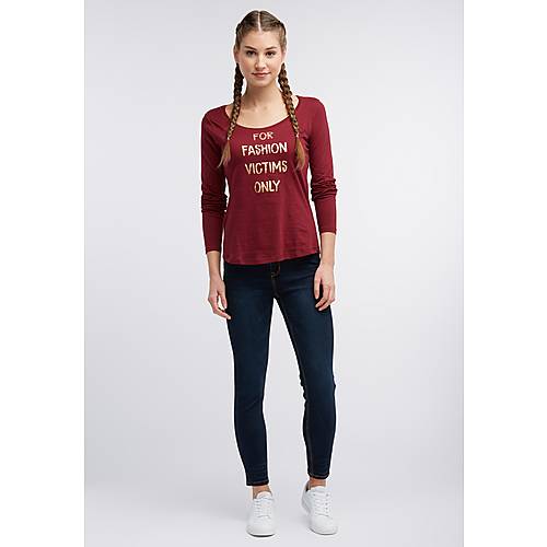 MYMO Langarmshirt Damen bordeaux im Online Shop von MYMO Parka Damen bordeaux im Online Shop von SportScheck kaufen