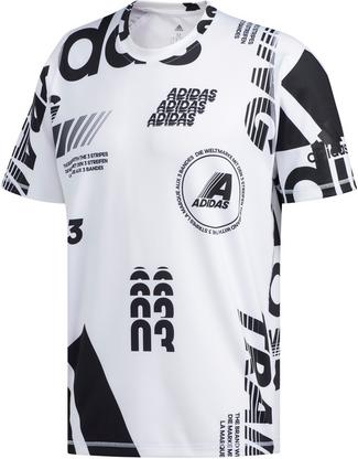 adidas DAILY AOP Funktionsshirt Herren white