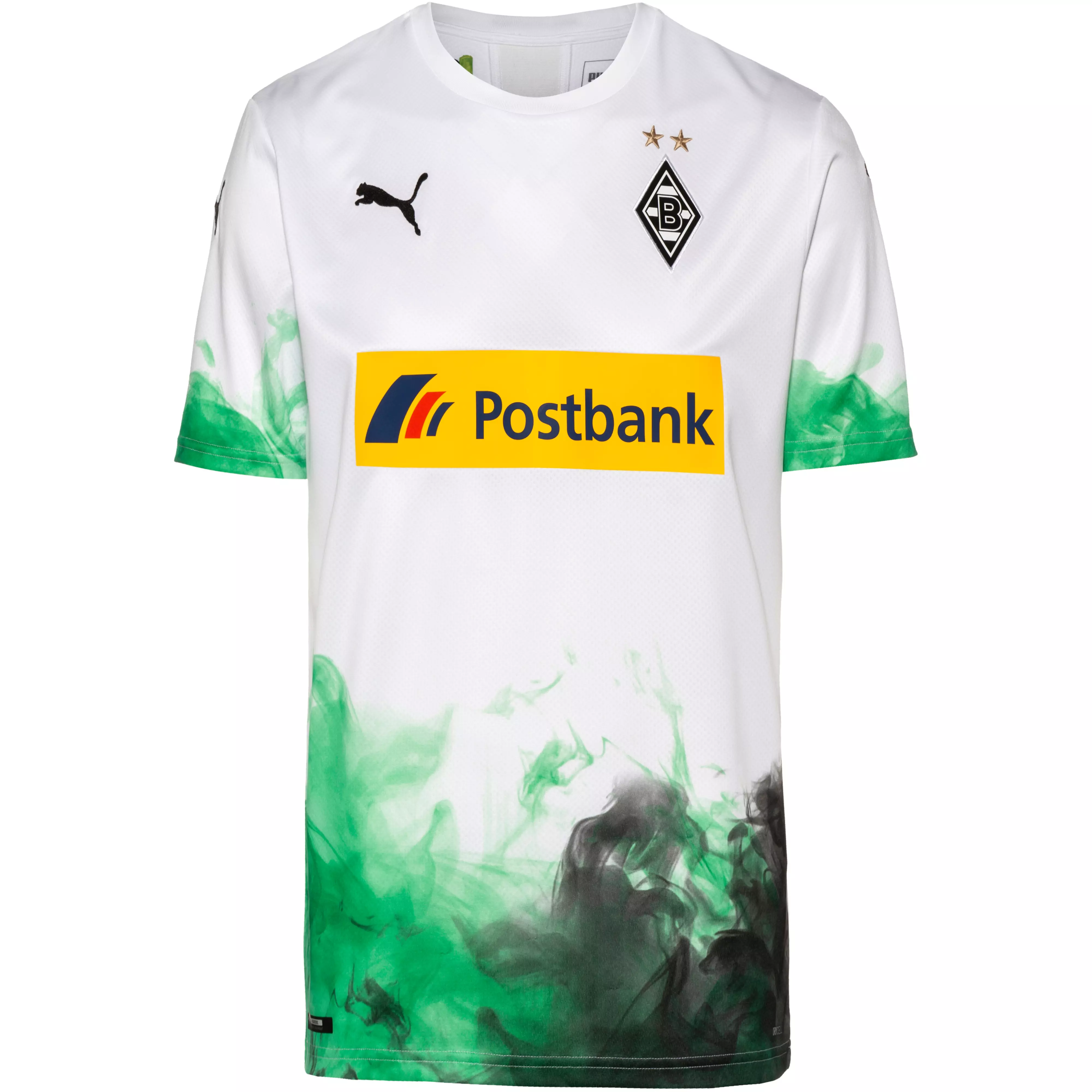 Puma Borussia Monchengladbach 19 20 Heim Trikot Herren Puma White Bright Green Im Online Shop Von Sportscheck Kaufen